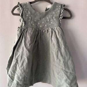 Edgehill Collection Soft Green Baby Dress